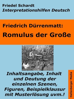 cover image of Romulus der Große